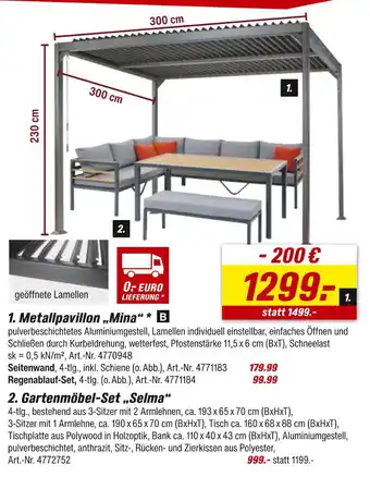 toom Baumarkt Metallpavillon 'mina' Angebot