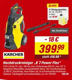 toom Baumarkt Kärcher hochdruckreiniger „k 7 power flex“ Angebot