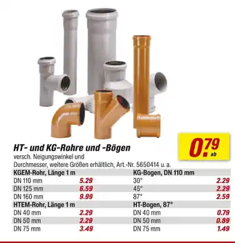 toom Baumarkt Ht- und kg-rohre und -bögen Angebot