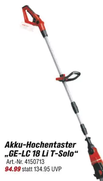 toom Baumarkt Akku-hochentaster ge-lc 18 li t-solo Angebot