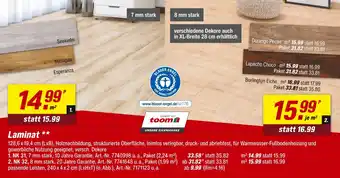 toom Baumarkt Toom laminat Angebot