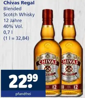 Getränkewelt Chivas regal blended scotch whisky 12 jahre Angebot