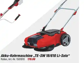 toom Baumarkt Akku-kehrmaschine te-sw 18/610 li-solo Angebot