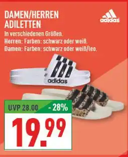 Marktkauf Adidas damen/herren adiletten Angebot