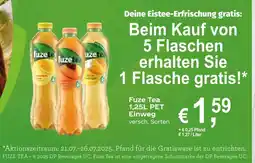 Getränkewelt Fuze tea fuze tea 1,25l pet einweg Angebot