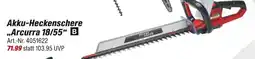 toom Baumarkt Einhell akku-heckenschere „arcurra 18/55“ Angebot