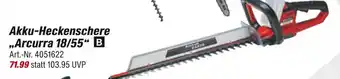 toom Baumarkt Einhell akku-heckenschere „arcurra 18/55“ Angebot
