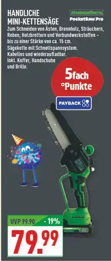 Marktkauf Handliche mini-kettensäge Angebot