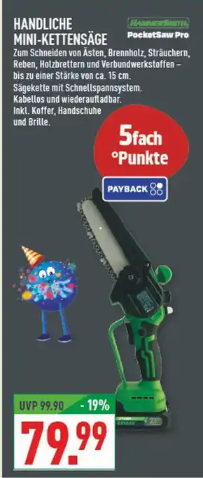 Marktkauf Handliche mini-kettensäge Angebot