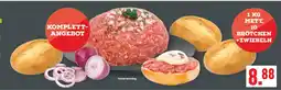 Marktkauf Komplettangebot: 1 kg mett, 10 brötchen + zwiebeln Angebot