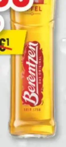 trinkgut Berentzen Apfel Das Original Angebot