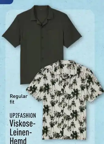 Aldi Nord Up2Fashion Herren Viskose Leinen-Hemd Angebot