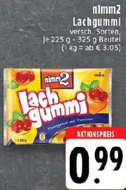 Edeka nimm2 Lachgummi Angebot