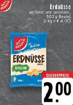Edeka Gut & Günstig Erdnüsse Angebot