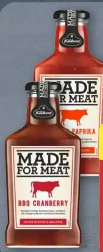 Aldi Nord Kühne Made for Meat BBQ Sauce Angebot