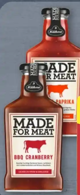Aldi Nord Kühne Made for Meat BBQ Sauce Angebot