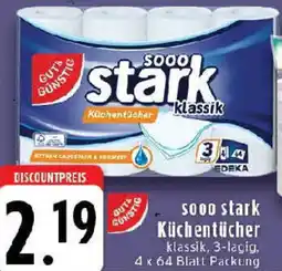 Edeka Gut & Günstig sooo stark Küchentücher Angebot