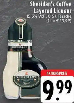 Edeka Sheridan's Coffee Layered Liqueur Angebot