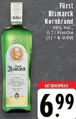 Edeka Fürst Bismarck Kornbrand Angebot