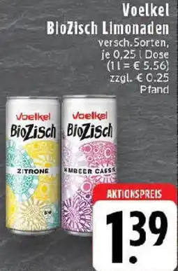 Edeka Voelkel BioZisch Limonaden Angebot