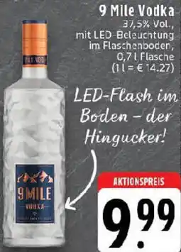 Edeka 9 Mile Vodka Angebot