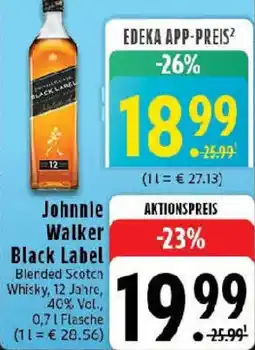 Edeka Johnnie Walker Black Label Angebot