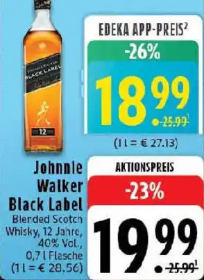 Edeka Johnnie Walker Black Label Angebot