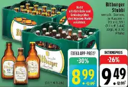 Edeka Bitburger Stubbi Angebot