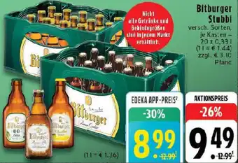 Edeka Bitburger Stubbi Angebot