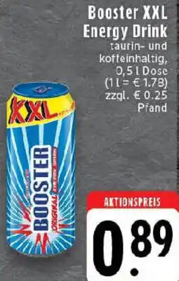 Edeka Booster XXL Energy Drink Angebot