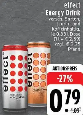Edeka effect Energy Drink Angebot