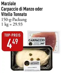 Galeria Markthalle Marziale Carpaccio di Manzo oder Vitello Tonnato Angebot