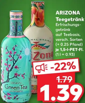 Kaufland ARIZONA Teegetränk Angebot