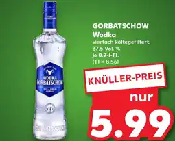 Kaufland GORBATSCHOW Wodka Angebot
