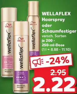Kaufland WELLAFLEX Haarspray oder Schaumfestiger Angebot