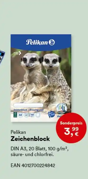 Thalia Pelikan zeichenblock Angebot