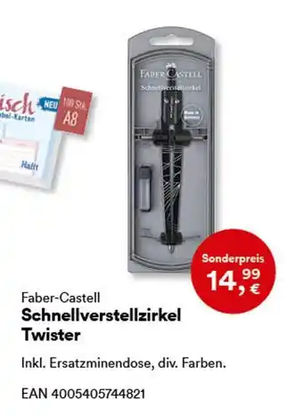 Thalia Faber-castell schnellverstellzirkel twister Angebot