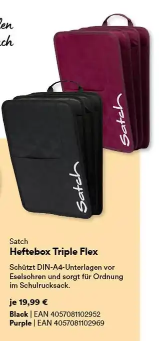 Thalia Satch heftebox triple flex black Angebot