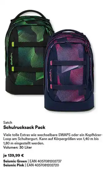Thalia Satch schulrucksack Angebot