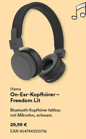 Thalia Hama on-ear-kopfhörer – freedom lit Angebot