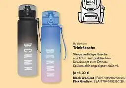 Thalia Beckmann trinkflasche black gradient Angebot