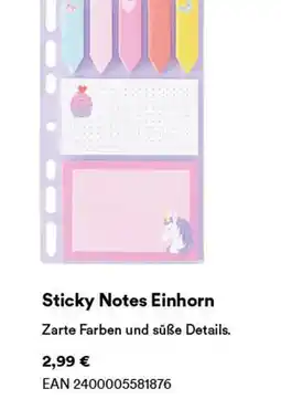 Thalia Sticky notes einhorn Angebot