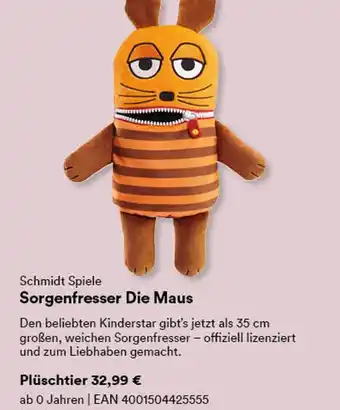 Thalia Schmidt spiele sorgenfresser die maus plüschtier Angebot