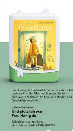 Thalia Tonies und plötzlich war frau honig da Angebot