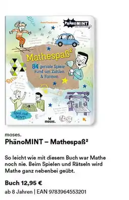 Thalia Moses. phänomint – mathespaß Angebot