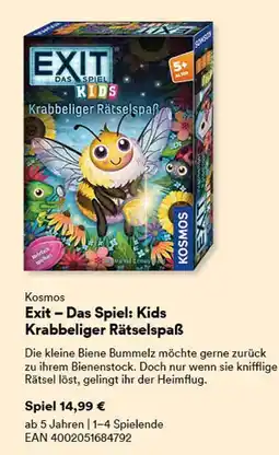 Thalia Kosmos exit – das spiel: kids krabbeliger rätselspaß Angebot