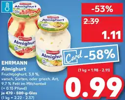 Kaufland EHRMANN Almighurt Angebot