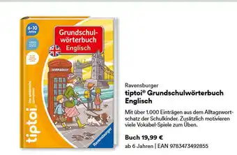 Thalia Ravensburger tiptoi grundschulwörterbuch englisch Angebot