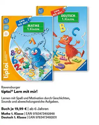 Thalia Ravensburger tiptoi lern mit mir! Angebot
