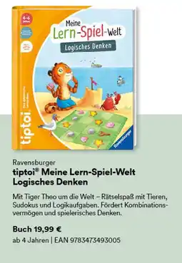 Thalia Ravensburger tiptoi meine lern-spiel-welt logisches denken Angebot